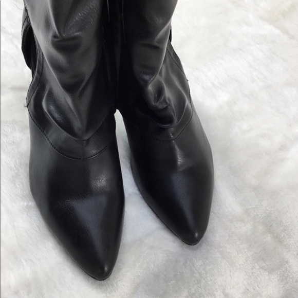 BNWOB BUMPER BLACK ALL VEGAN MOTO BOOT 8 - Picture 5 of 8